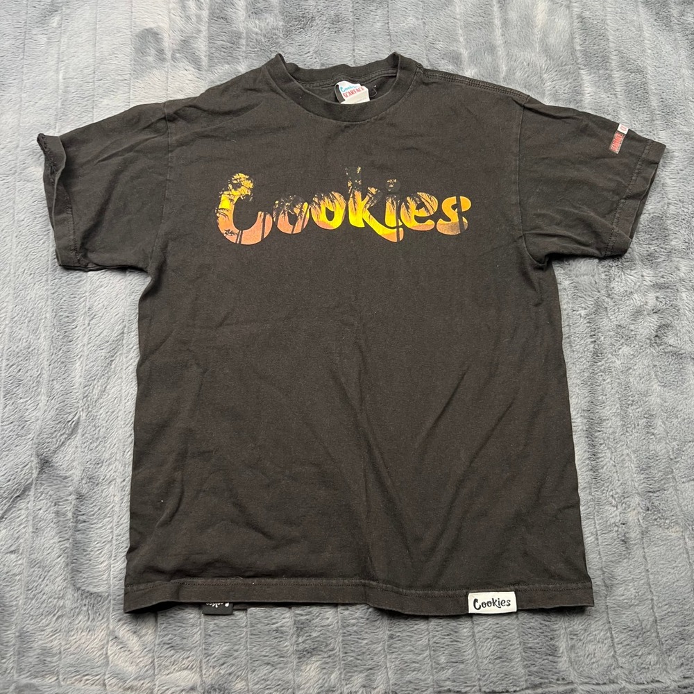 Cookies Scarface Graphic T-Shirt Mens Small Black Short Sleeve Streetwear 14674